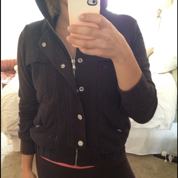 Marc by Marc Jacobs button zip hoodie