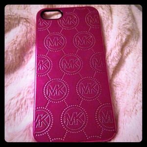 Michael Kors pink IPhone 5 case