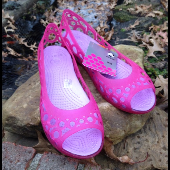 Crocs Adrina Size 9 fits 9 1/2 Pink, Blue or Black