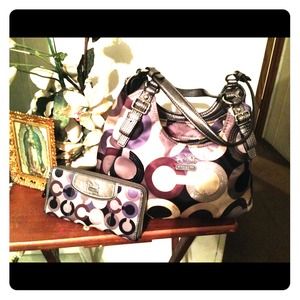 Coach purse and wallet