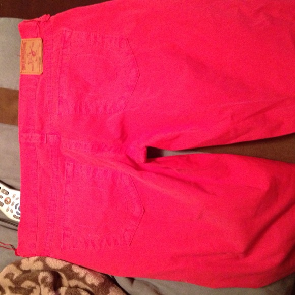 Red true religion jeans