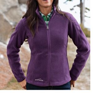 Eddie Bauer full zip fleece jacket