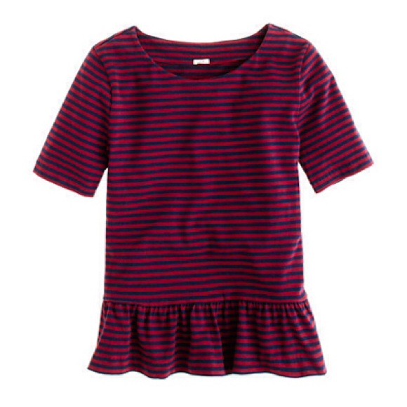 ♥️SOLD J. Crew peplum blouse - Picture 2 of 2