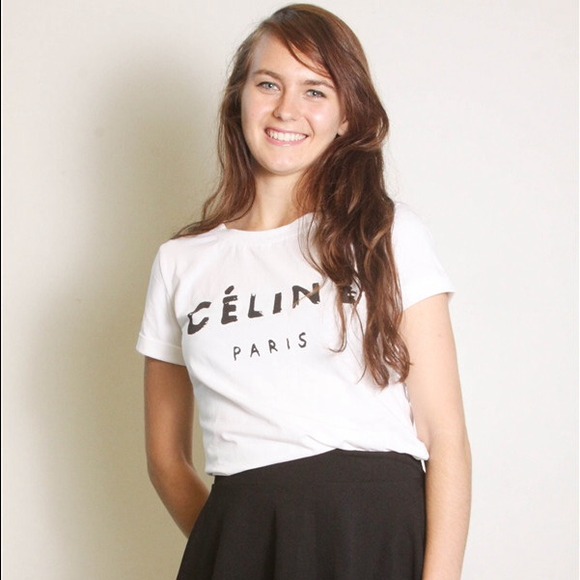 White Paris Tee