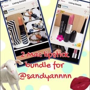 2 MAC lipstick bundle