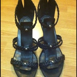 Black heels Size 10