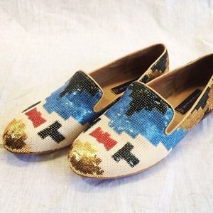 Steven by Steve Madden 'Madee' Sequined Flat
