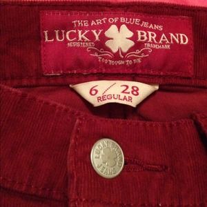 Lucky Brand Skinny Corduroys