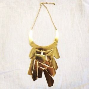 Vintage Gold Collar Necklace
