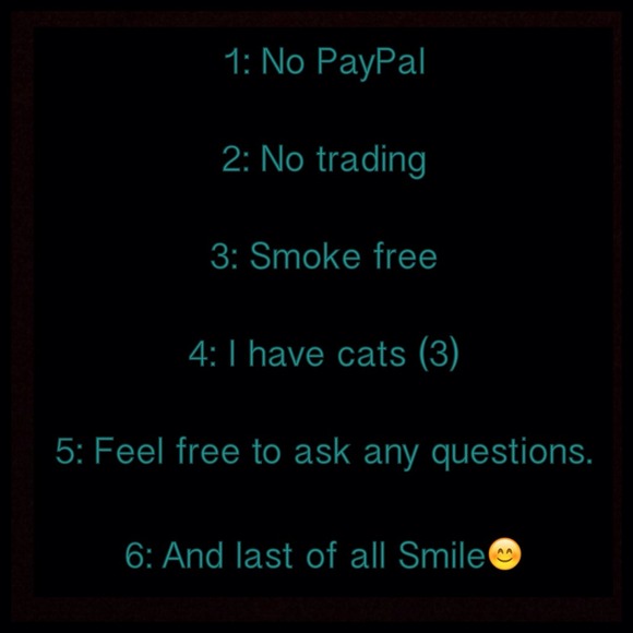 My closet policies - Picture 2 of 3