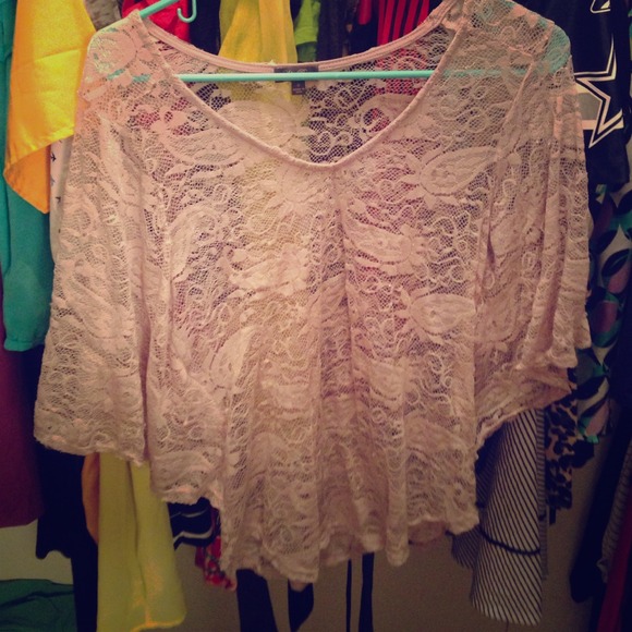 Small see through top