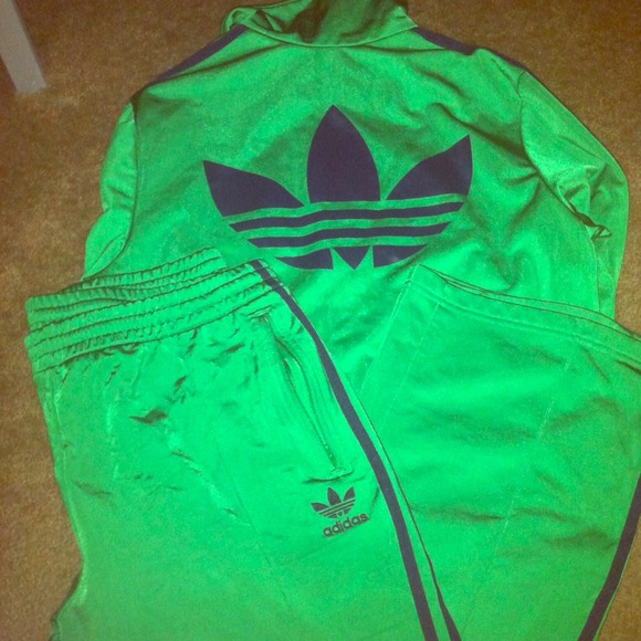 Women's Adidas firebird track suit