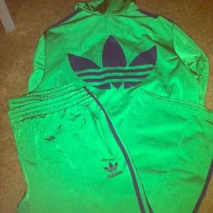 Women's Adidas firebird track suit
