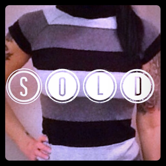 Striped Turtle Neck Sweater