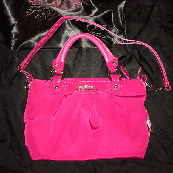 My Flat in London hot pink purse NWT