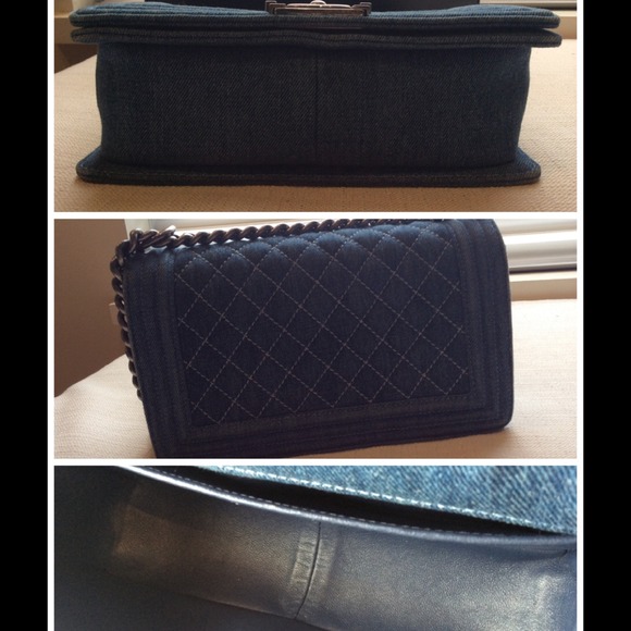 **SOLD**🎉10/1 HP🎉Ltd CHANEL le boy bag - Picture 3 of 4