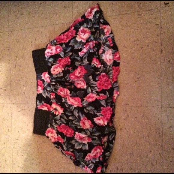 Floral print waist skirt - Picture 1 of 2