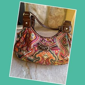 Jewel colored paisley purse