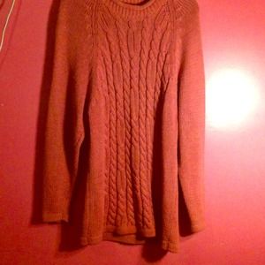 long pink sweater dress