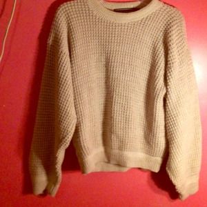 ❌SOLD IN BUNDLE❌ light tan chunky sweater