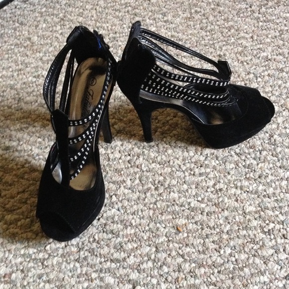 Black heels