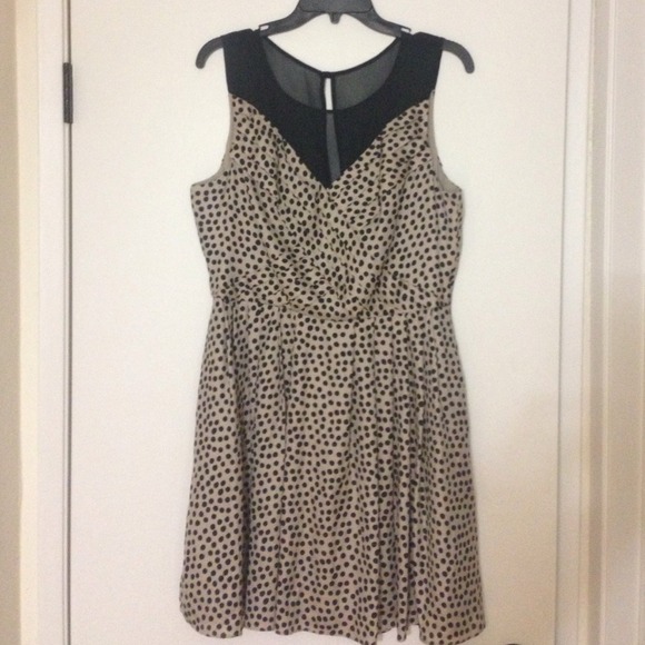 BCBGeneration polka dots cocktail dress