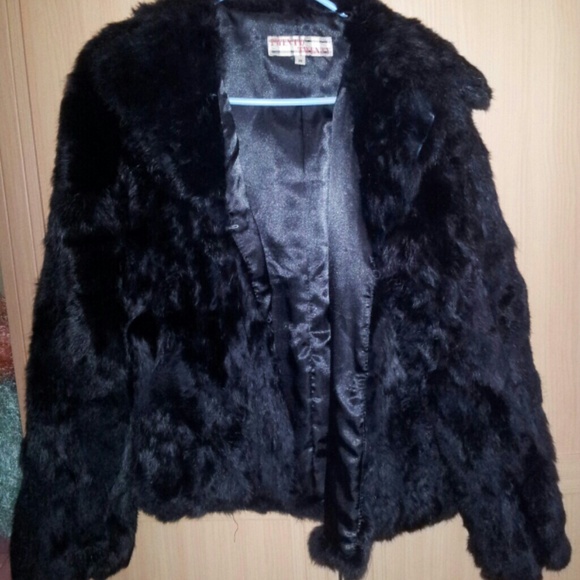Real rabbit fur jacket M