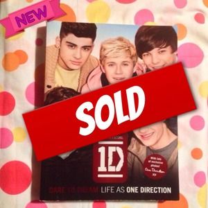 🔴SOLD🔴 NEW One Direction: Dare to Dream book