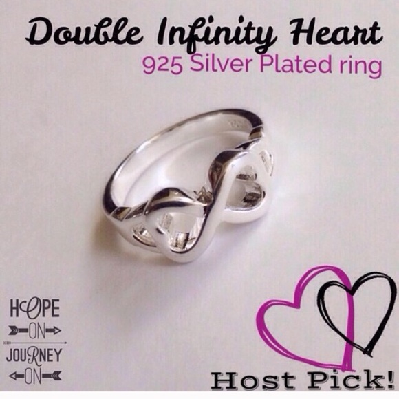 Double infinity heart ring - Picture 3 of 6