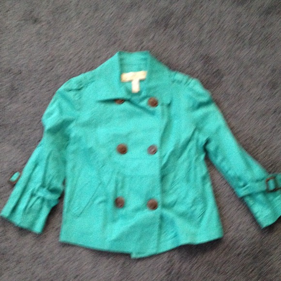 American Rag tiffany blue colored light jacket