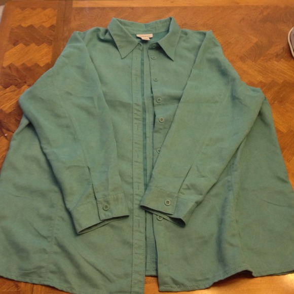 Beautiful blue suede feeling top