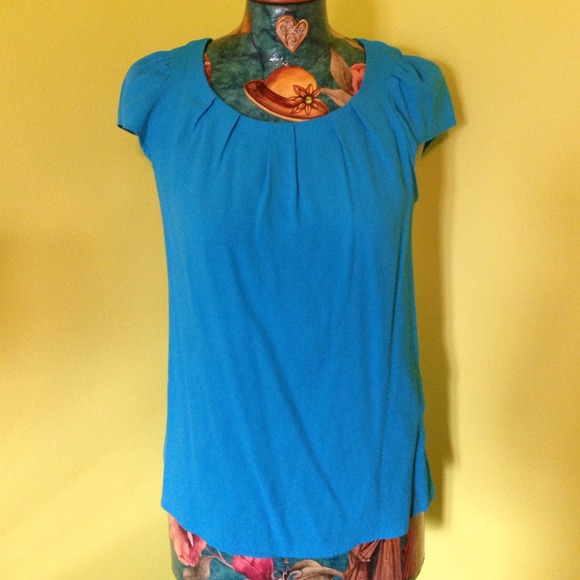 Blue Zara blouse