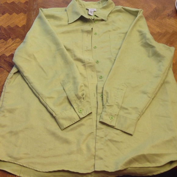 Lime green suede feeling top