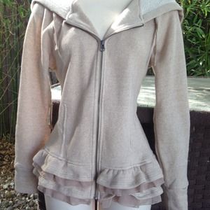 Soft, flirty, fun hoodie! New.
