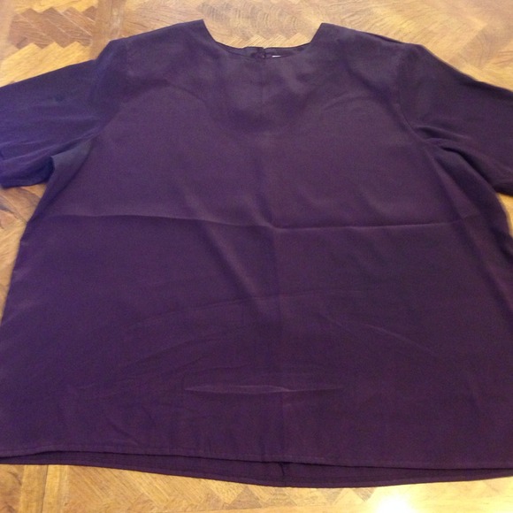 Plum dress top