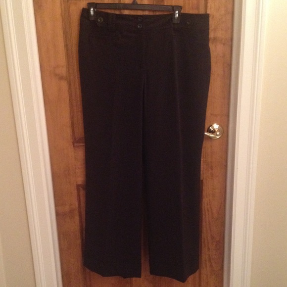 Ann Taylor Curvy Fit Black Pants-Size 16