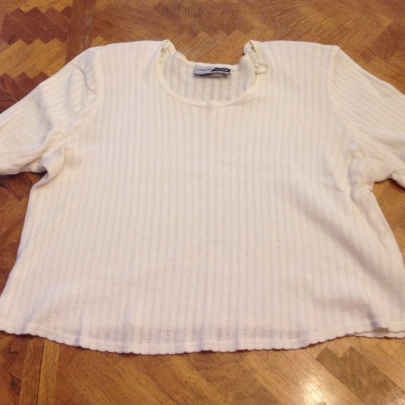 Cute cream knit top - Picture 1 of 3