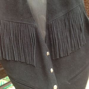 Genuine leather vest