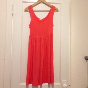 Salmon J. Crew tank dress