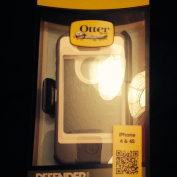 Reserved!! new grey and white Otterbox for IPhone