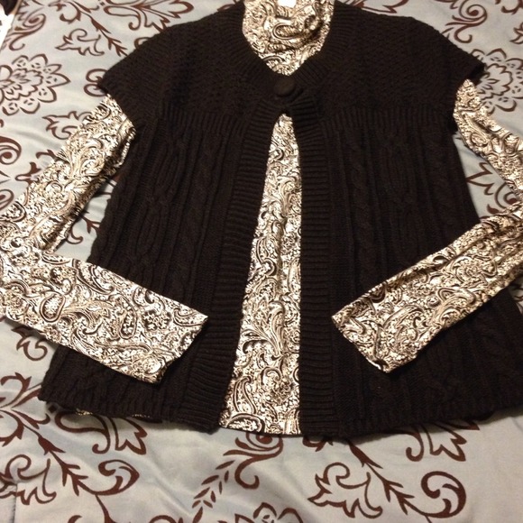 NWOT shirt/sweater combo, s/m