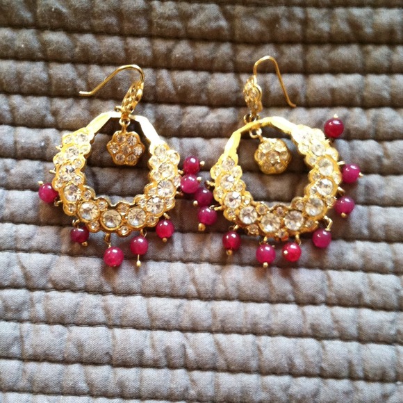 Earrings from specialty Moroccan boutique. NWOT