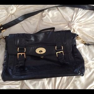 Nine West cross-body Black w gold hardware