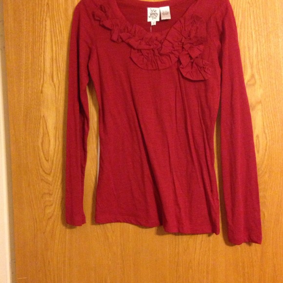 NWT Ivy Jane dark red blouse