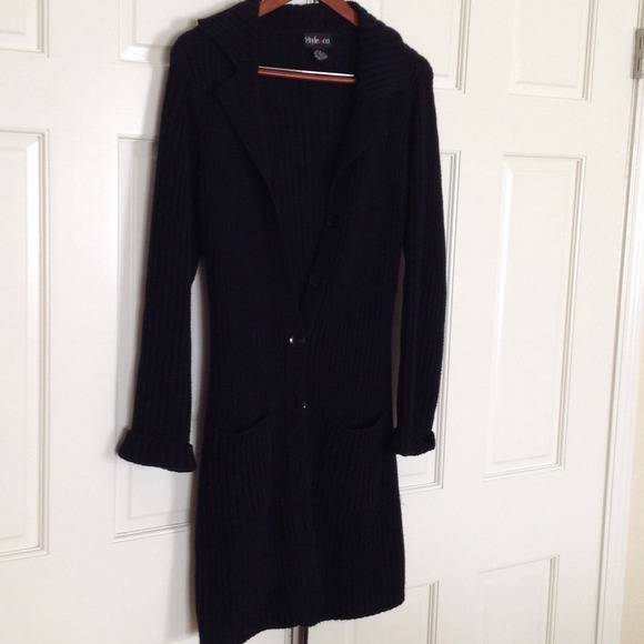 Long sweater coat