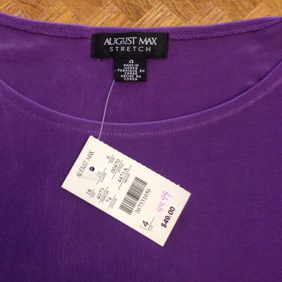 Purple stretch top - Picture 2 of 3