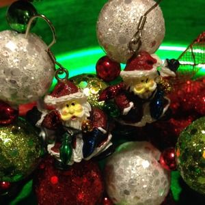 Christmas earrings