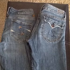 BUNDLE 2 Silver jeans for $15