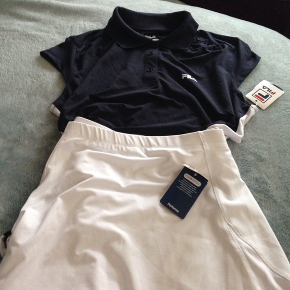 Woman's tennis outfit