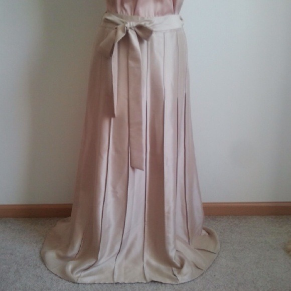 Ann Taylor long silk skirt - Picture 2 of 2